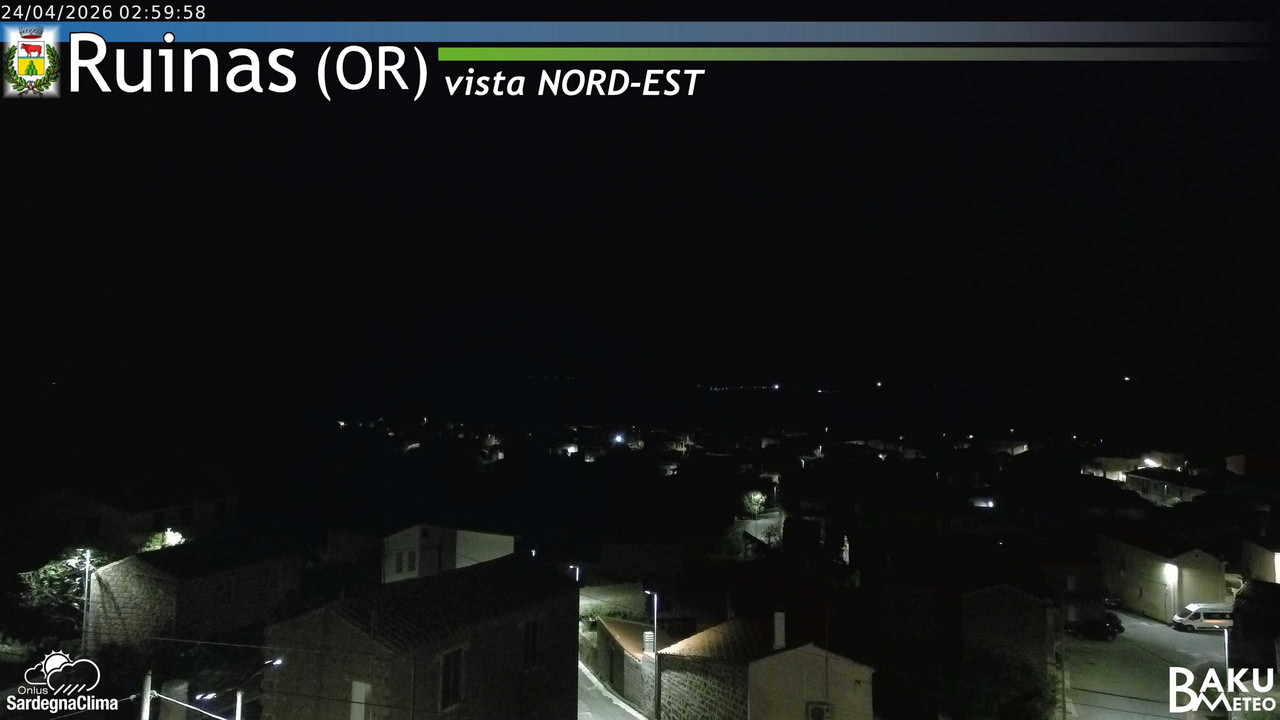 time-lapse frame, Ruinas NE webcam