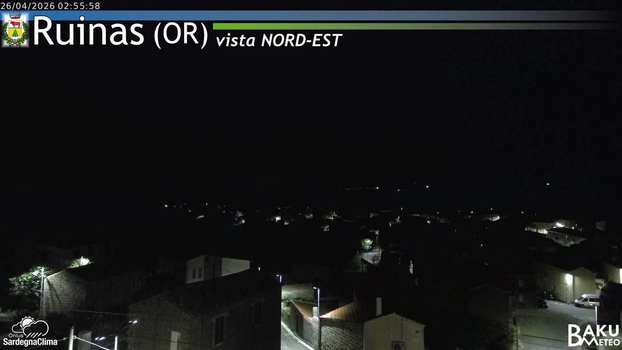 time-lapse frame, Ruinas NE webcam
