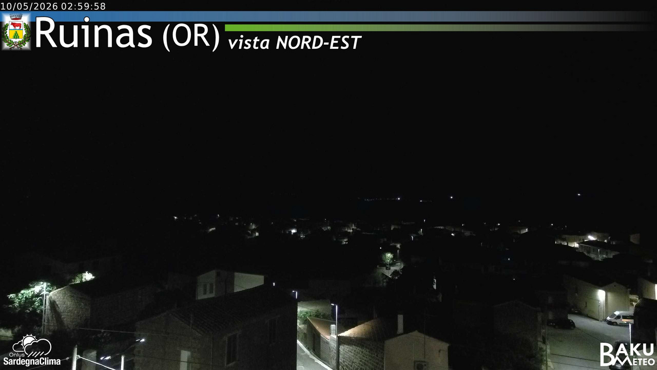 time-lapse frame, Ruinas NE webcam