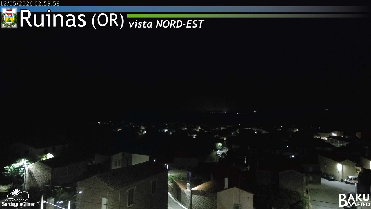 time-lapse frame, Ruinas NE webcam