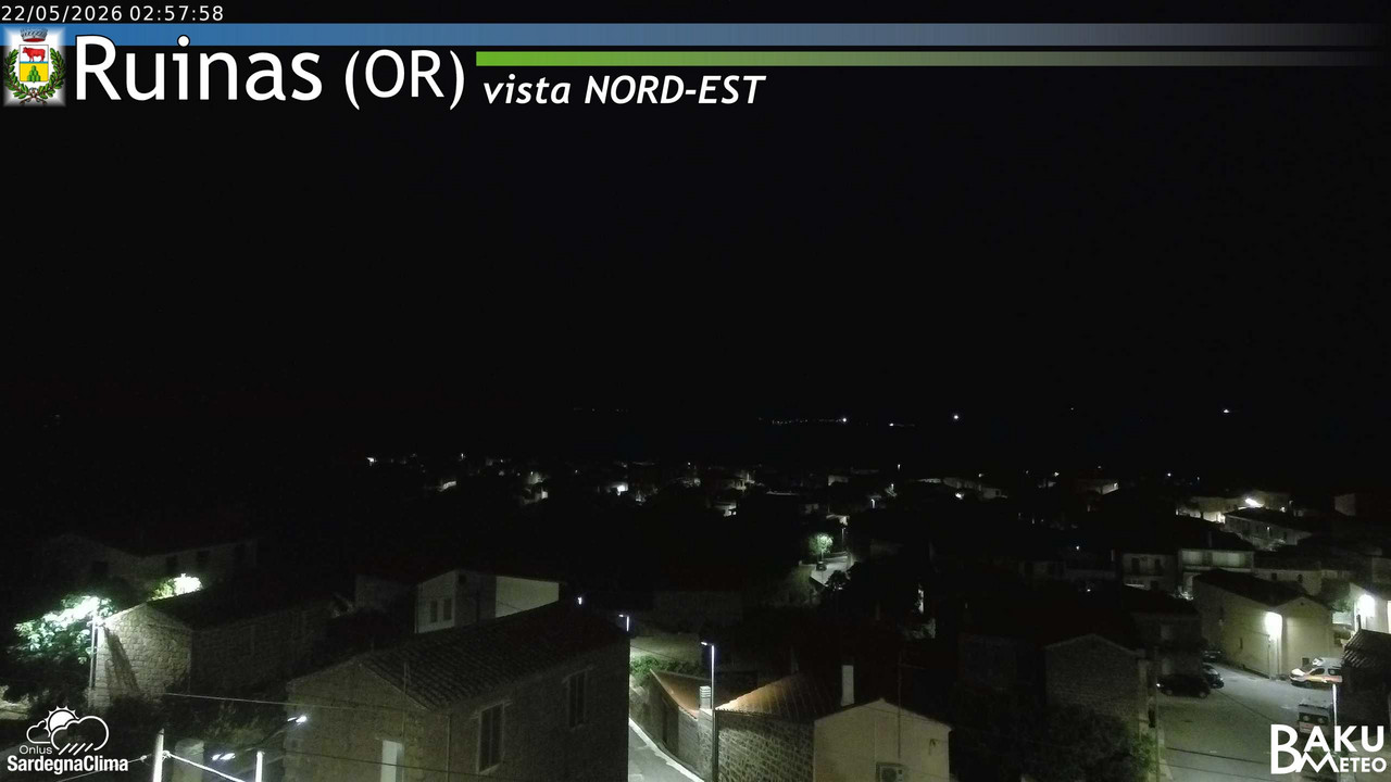 time-lapse frame, Ruinas NE webcam