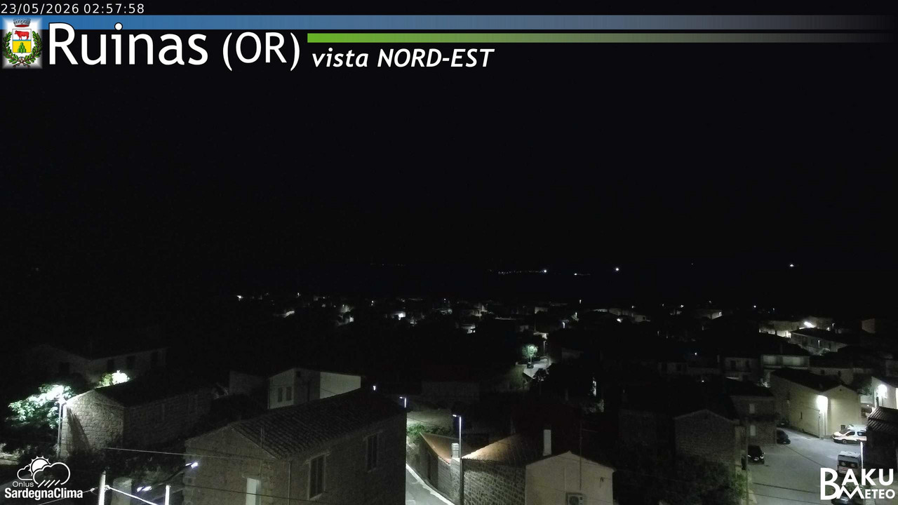time-lapse frame, Ruinas NE webcam