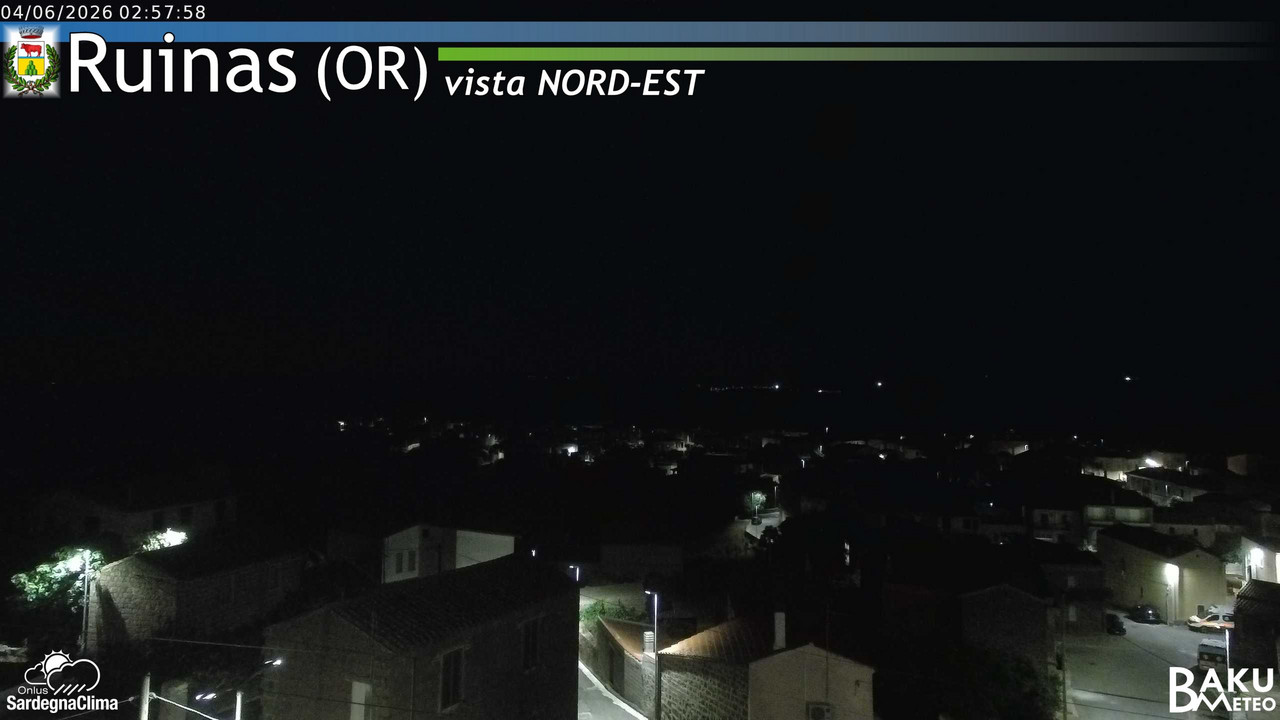 time-lapse frame, Ruinas NE webcam