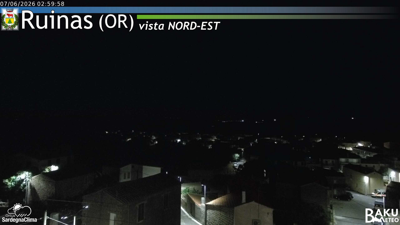 time-lapse frame, Ruinas NE webcam