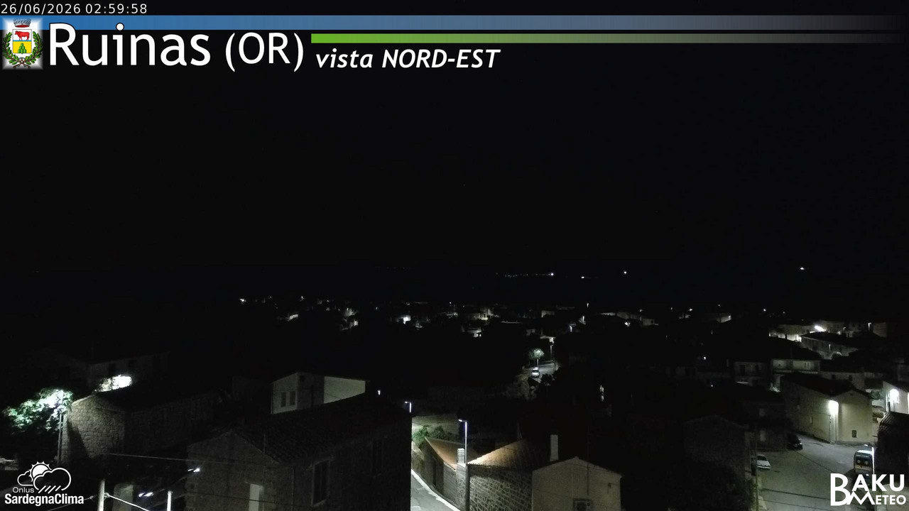 time-lapse frame, Ruinas NE webcam