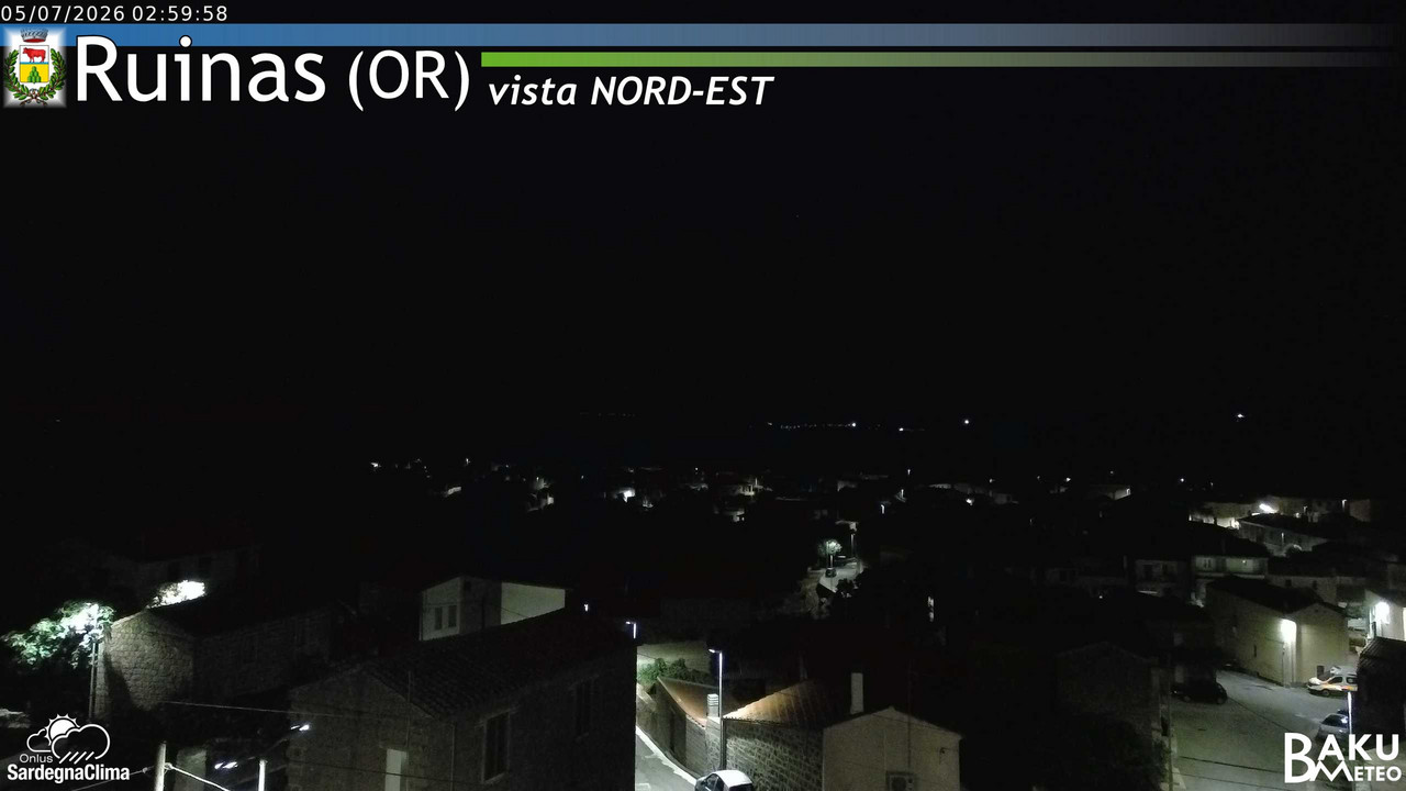 time-lapse frame, Ruinas NE webcam