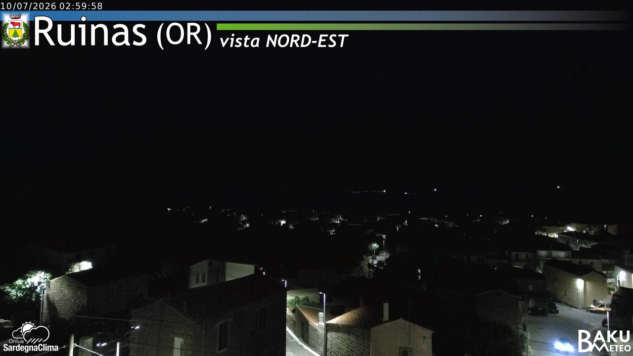 time-lapse frame, Ruinas NE webcam