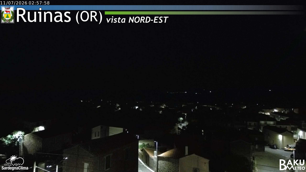 time-lapse frame, Ruinas NE webcam