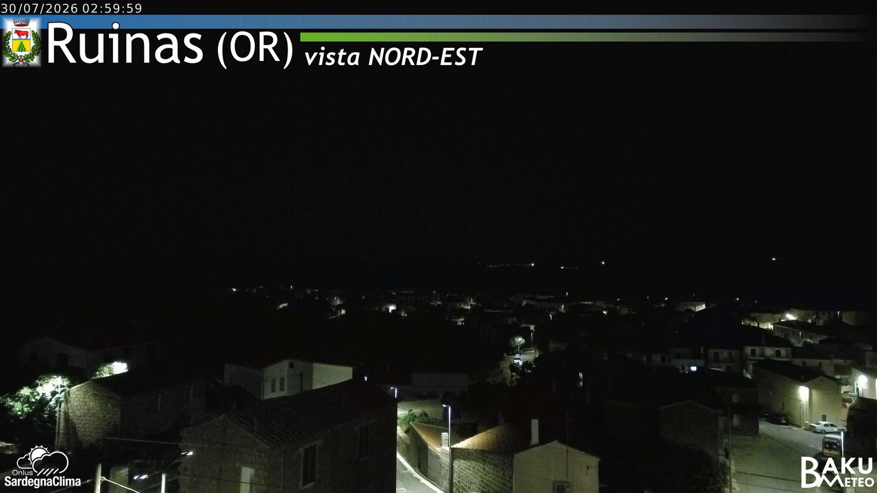 time-lapse frame, Ruinas NE webcam