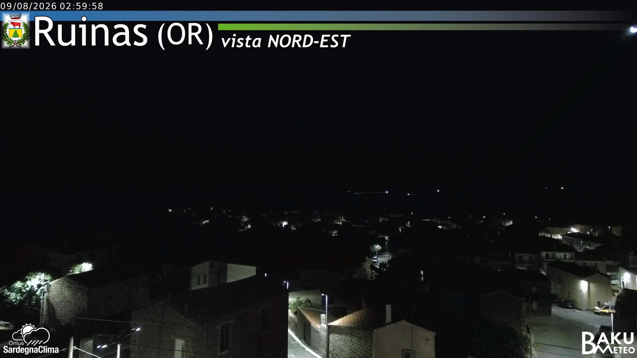 time-lapse frame, Ruinas NE webcam