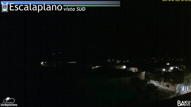 time-lapse frame, Escalaplano webcam
