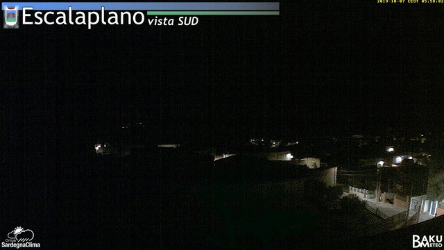 time-lapse frame, Escalaplano webcam