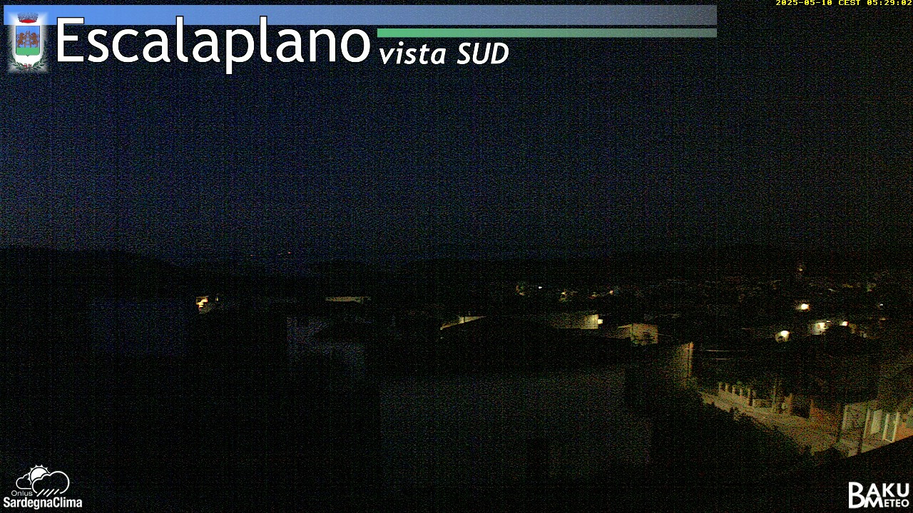 time-lapse frame, Escalaplano webcam