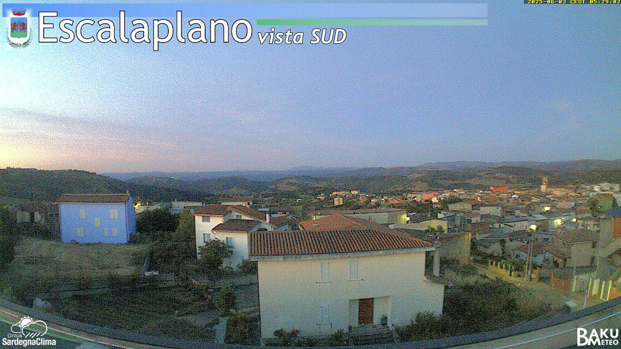 time-lapse frame, Escalaplano webcam