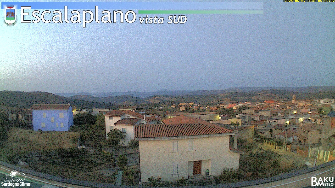 time-lapse frame, Escalaplano webcam