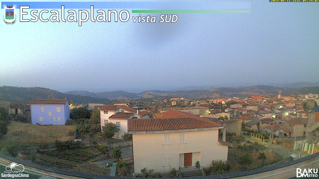 time-lapse frame, Escalaplano webcam