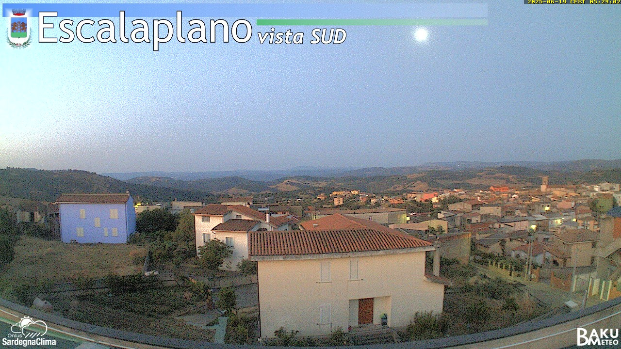time-lapse frame, Escalaplano webcam