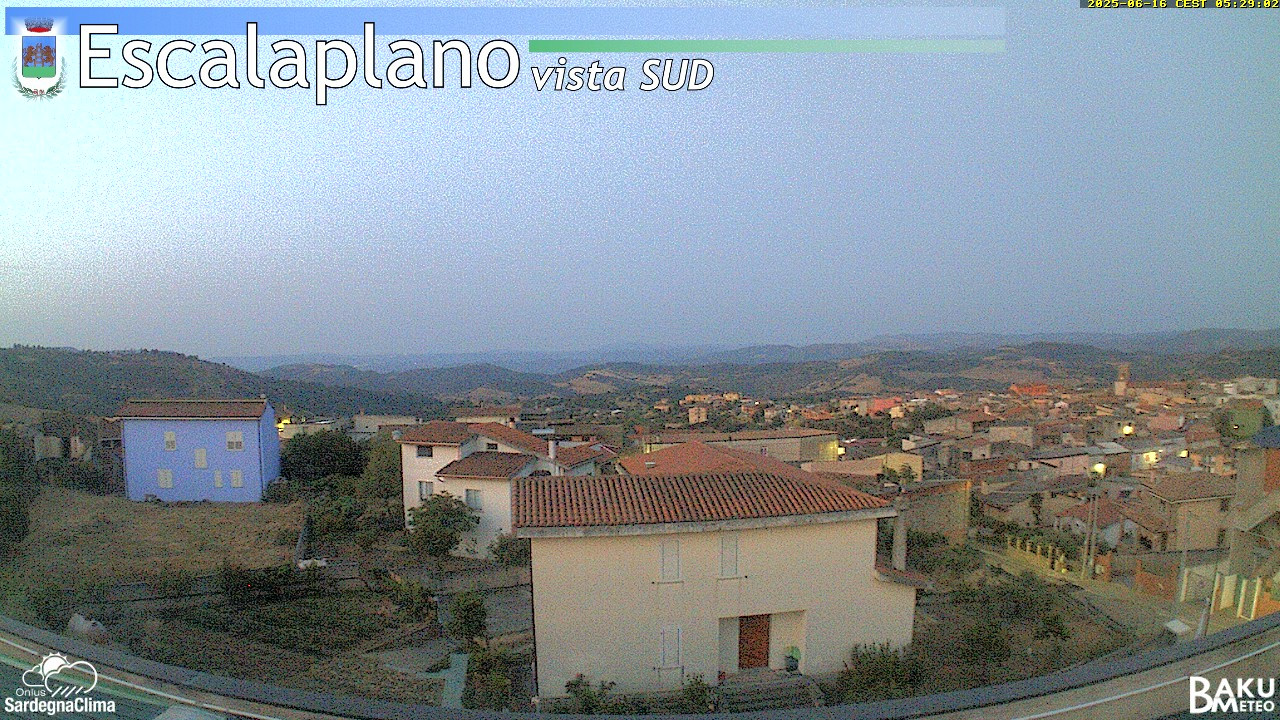 time-lapse frame, Escalaplano webcam