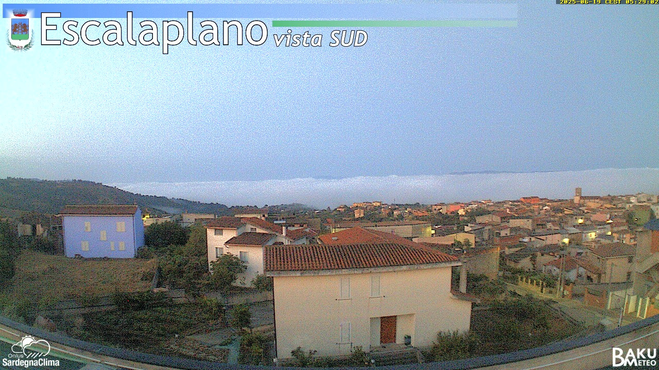 time-lapse frame, Escalaplano webcam
