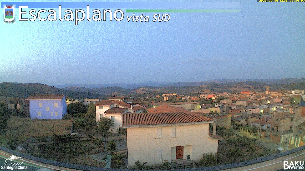 time-lapse frame, Escalaplano webcam