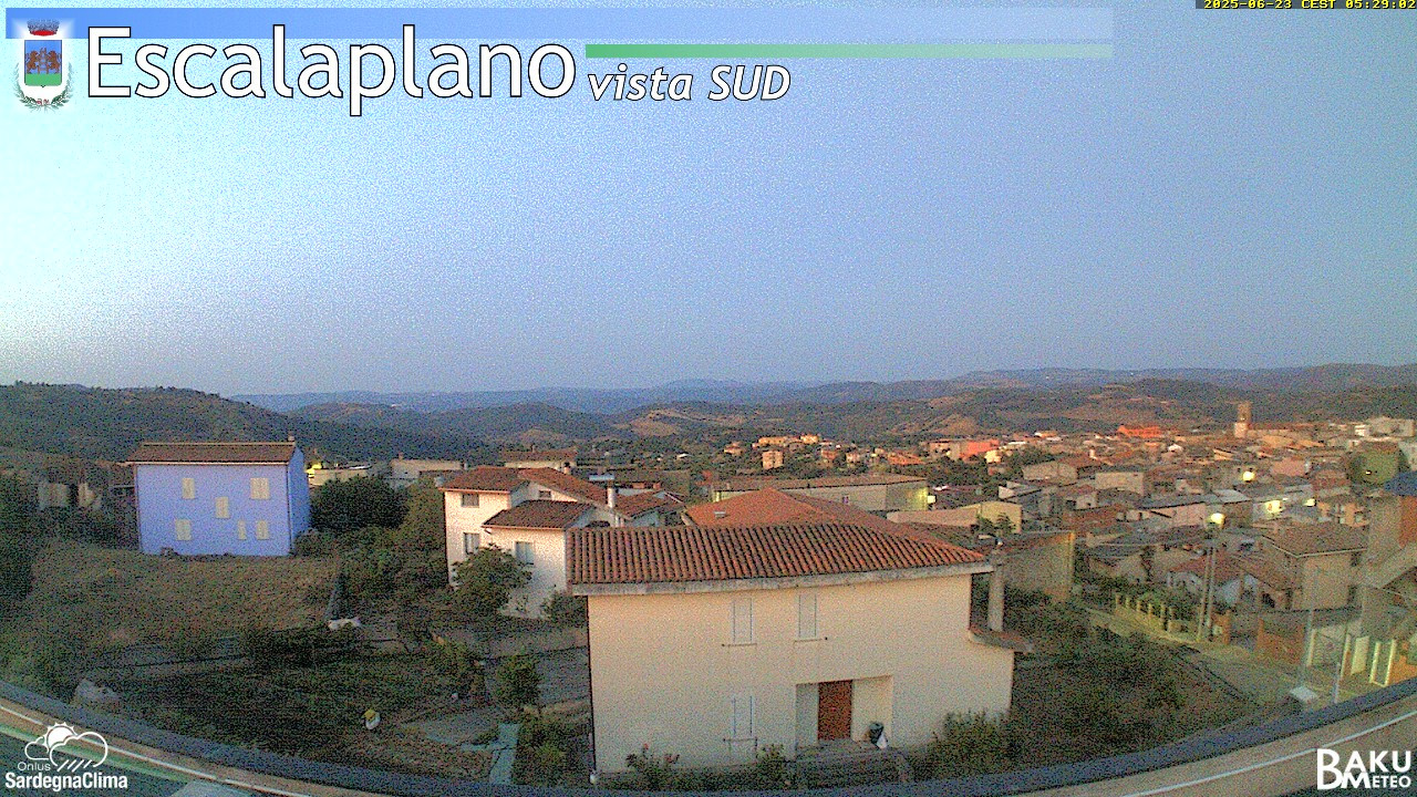 time-lapse frame, Escalaplano webcam