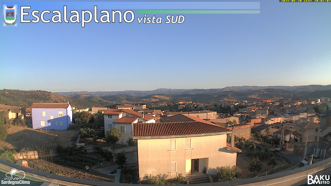 time-lapse frame, Escalaplano webcam