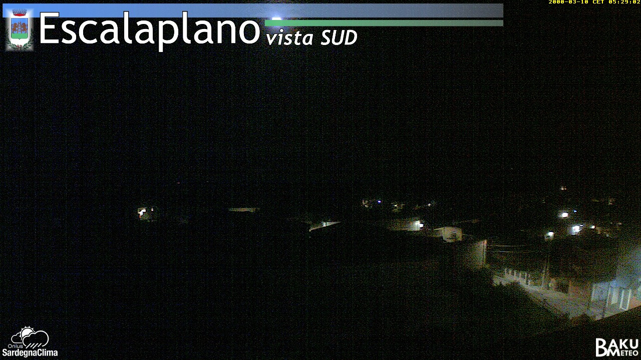 time-lapse frame, Escalaplano webcam