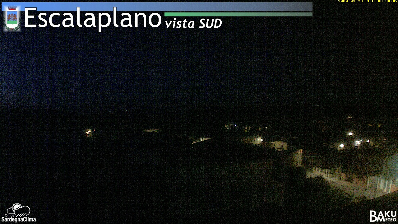 time-lapse frame, Escalaplano webcam