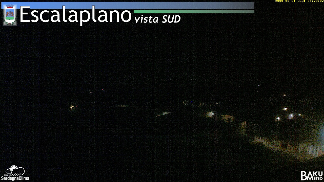 time-lapse frame, Escalaplano webcam