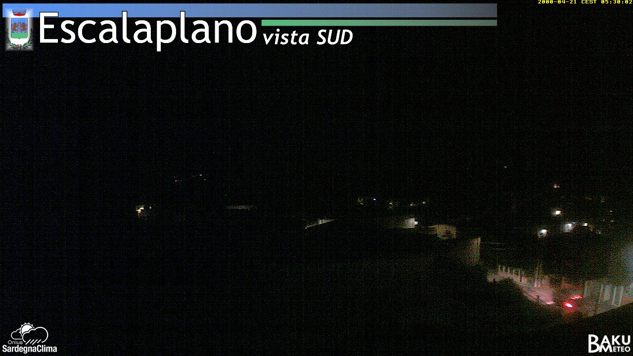 time-lapse frame, Escalaplano webcam