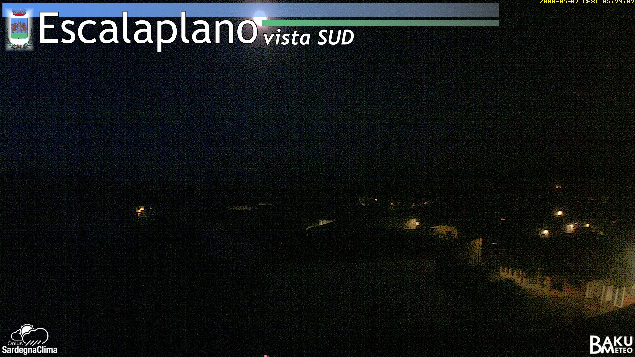 time-lapse frame, Escalaplano webcam
