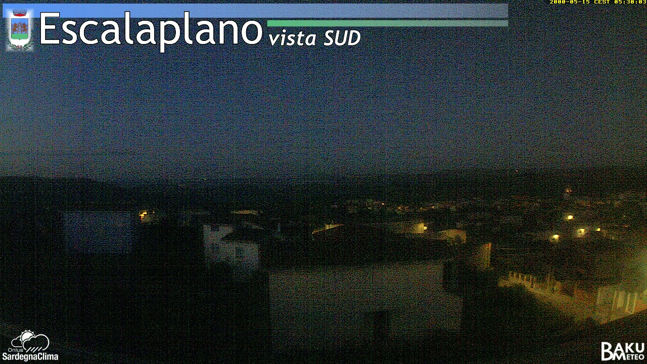 time-lapse frame, Escalaplano webcam