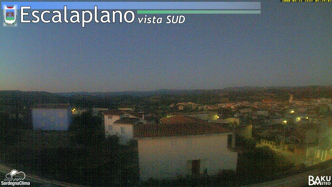 time-lapse frame, Escalaplano webcam
