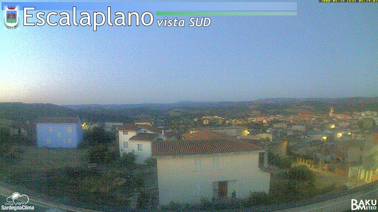 time-lapse frame, Escalaplano webcam