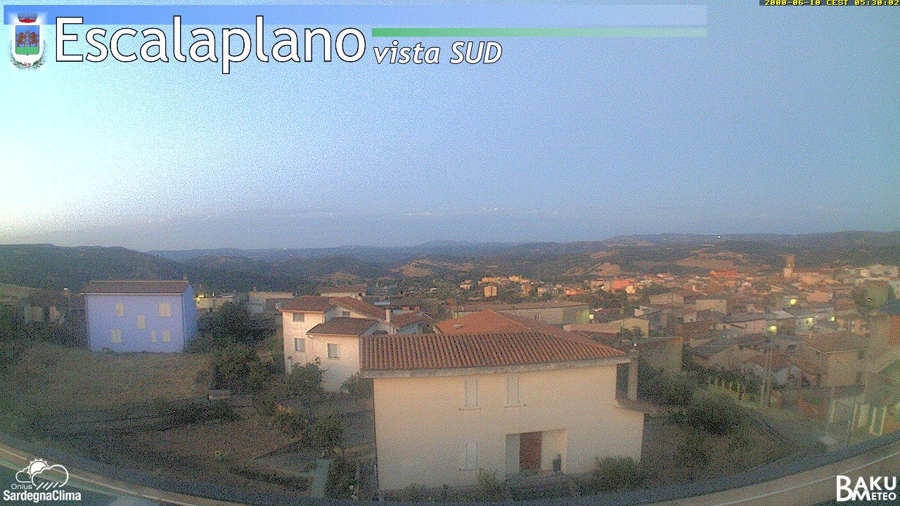 time-lapse frame, Escalaplano webcam