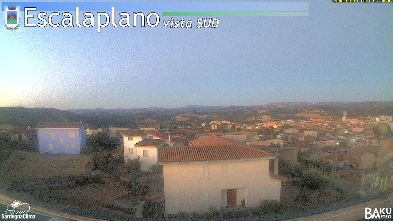 time-lapse frame, Escalaplano webcam