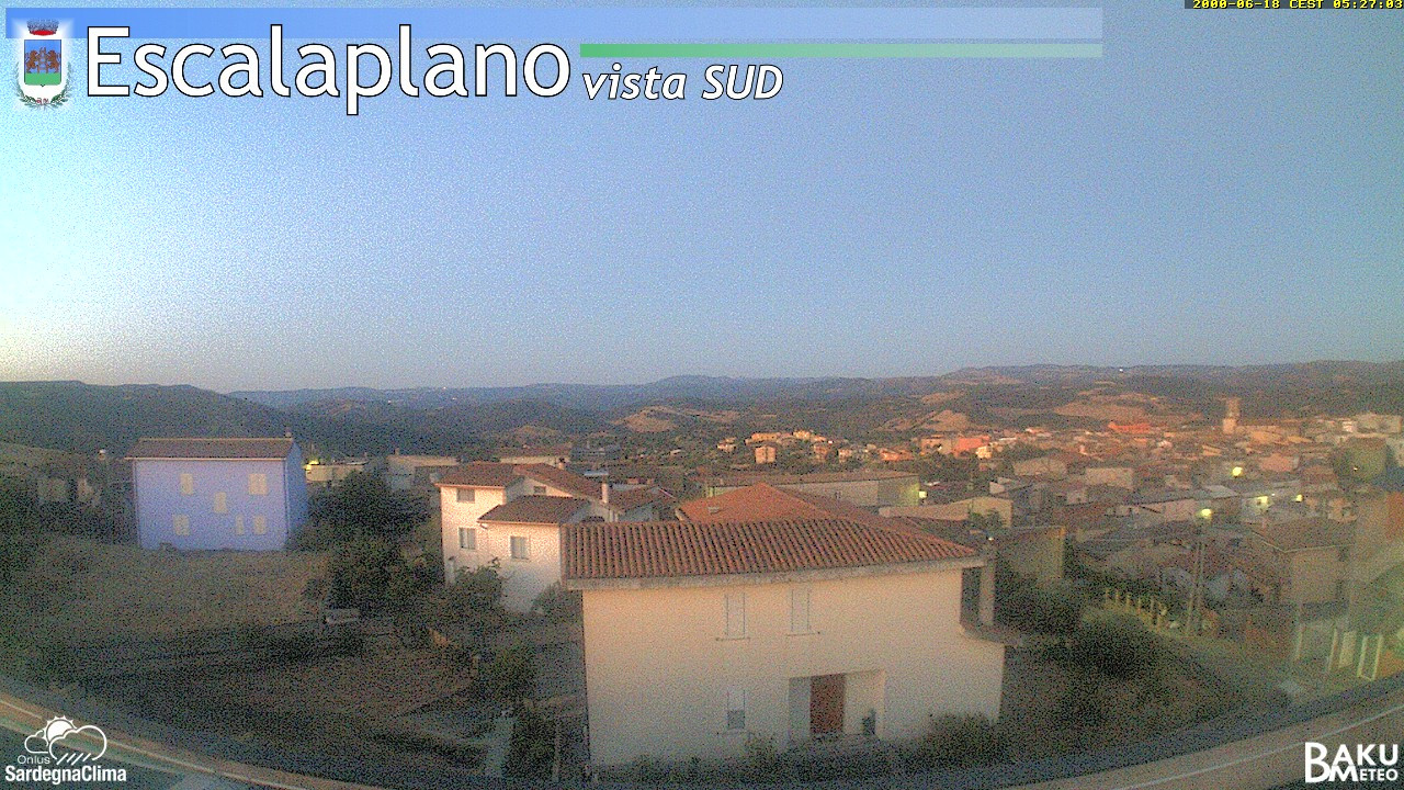 time-lapse frame, Escalaplano webcam