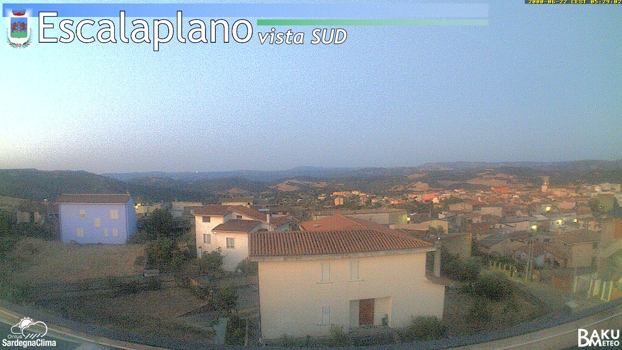 time-lapse frame, Escalaplano webcam