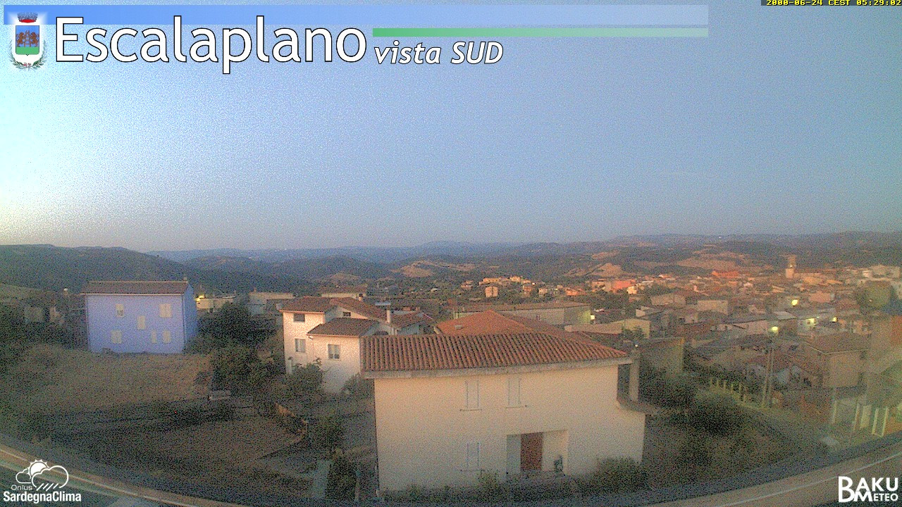 time-lapse frame, Escalaplano webcam