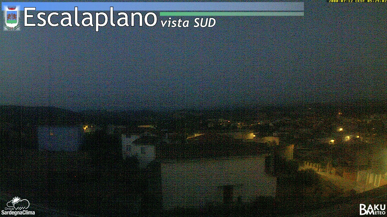 time-lapse frame, Escalaplano webcam