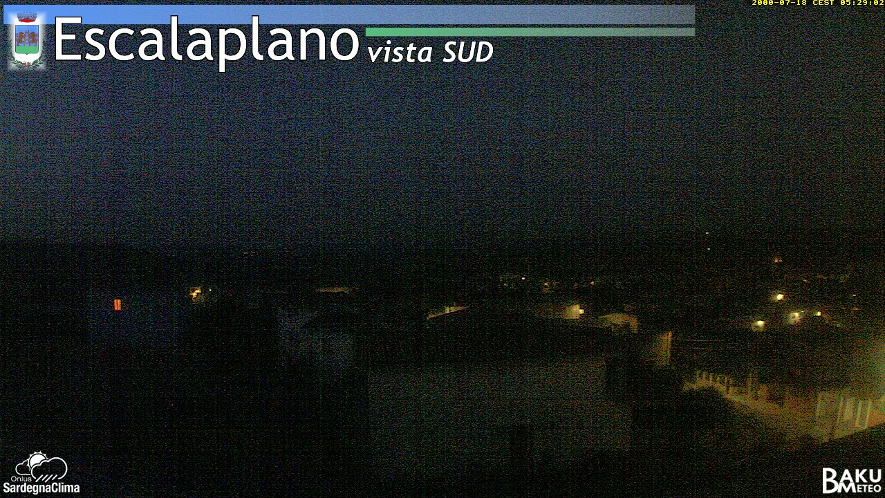 time-lapse frame, Escalaplano webcam