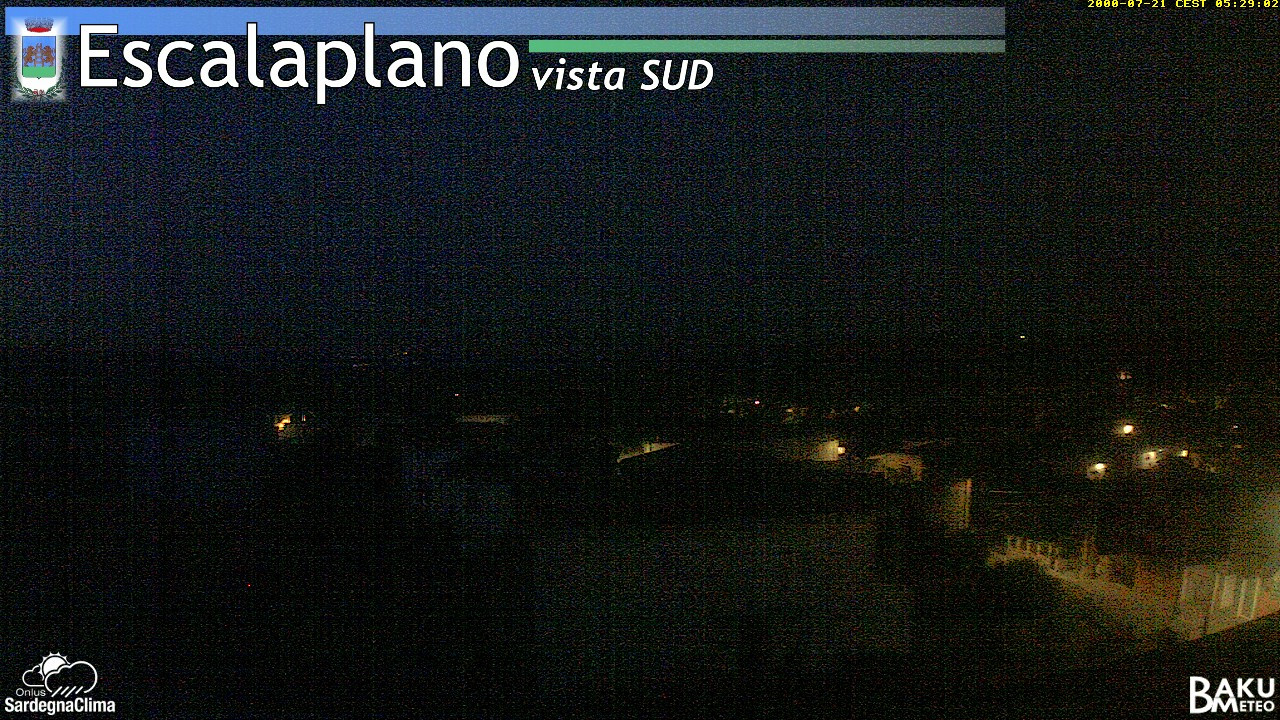 time-lapse frame, Escalaplano webcam
