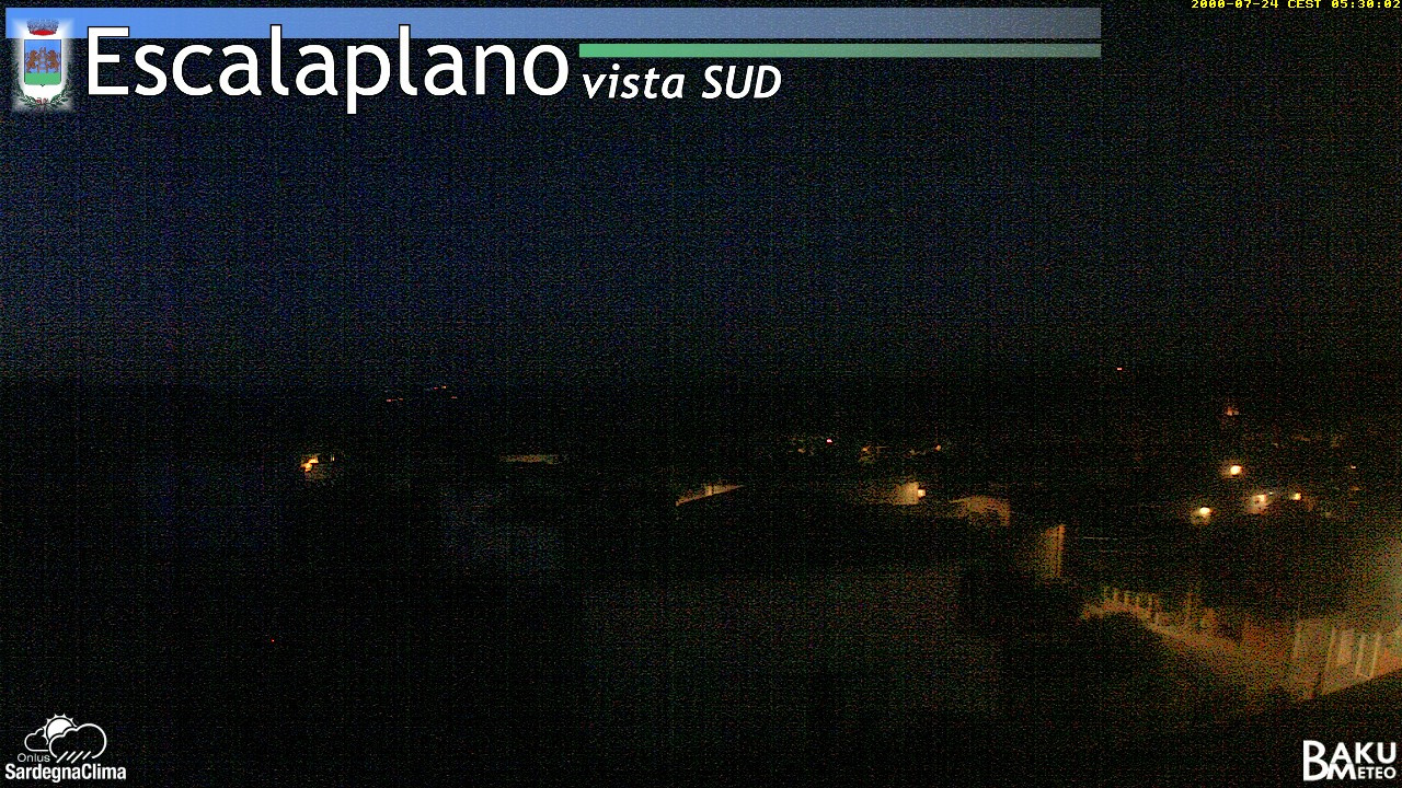 time-lapse frame, Escalaplano webcam