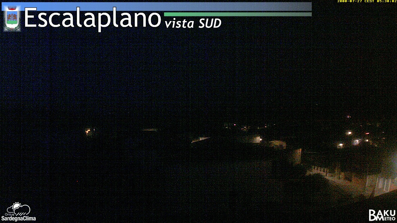 time-lapse frame, Escalaplano webcam