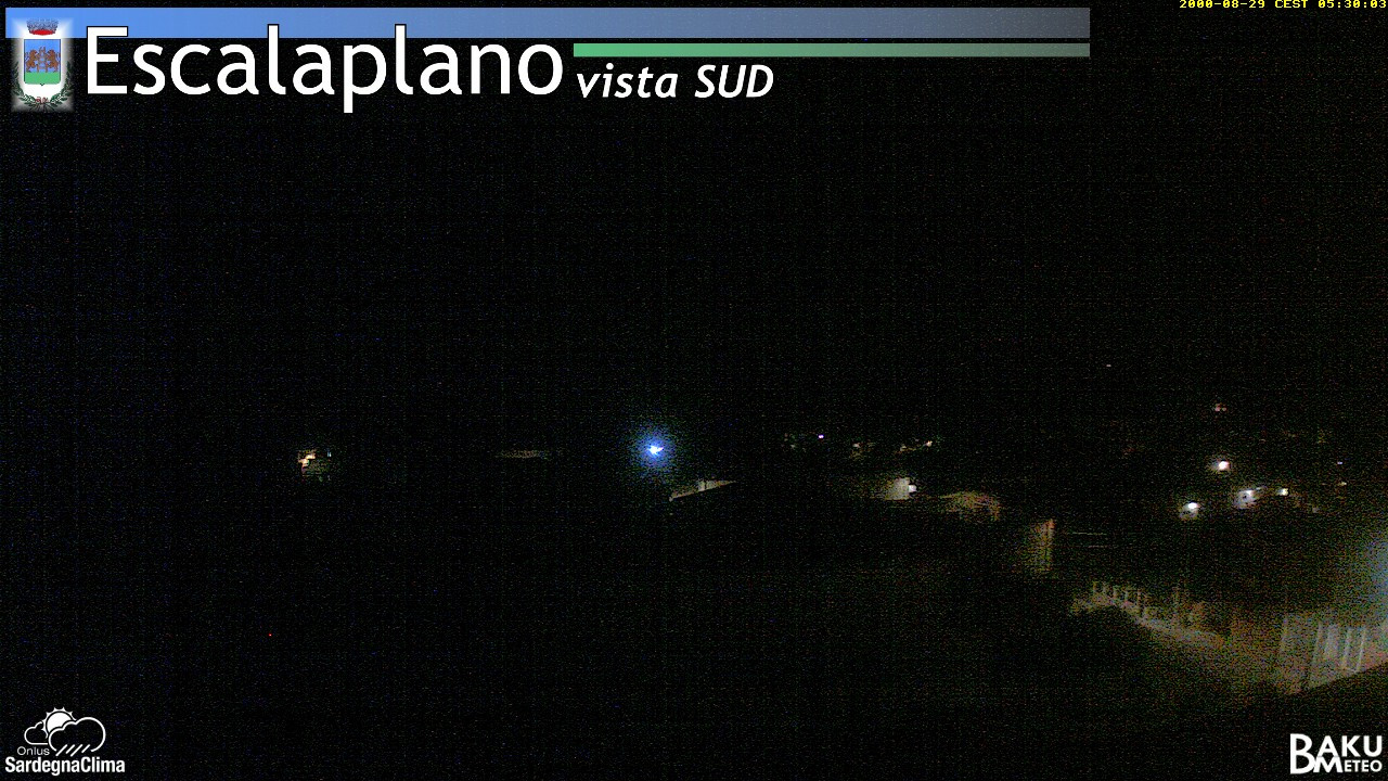 time-lapse frame, Escalaplano webcam