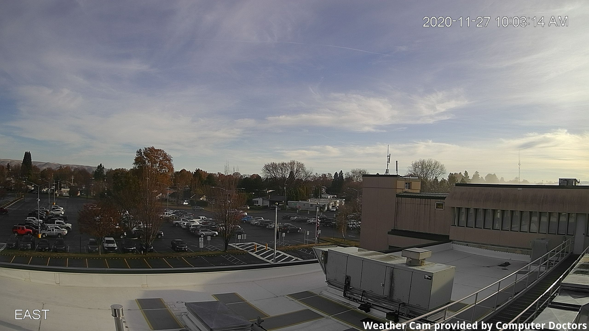 time-lapse frame, East webcam