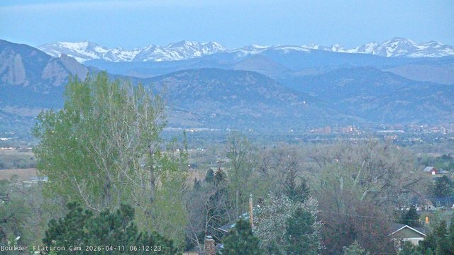 time-lapse frame, Indian Peaks webcam