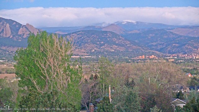 time-lapse frame, Indian Peaks webcam