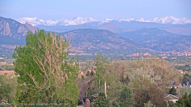 time-lapse frame, Indian Peaks webcam