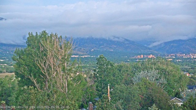 time-lapse frame, Indian Peaks webcam